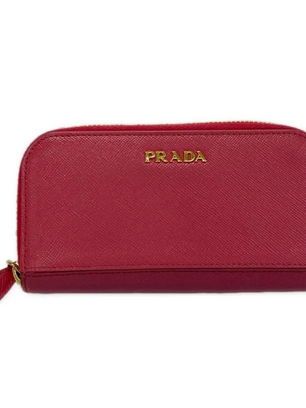 PRADA Pink Leather Key Case